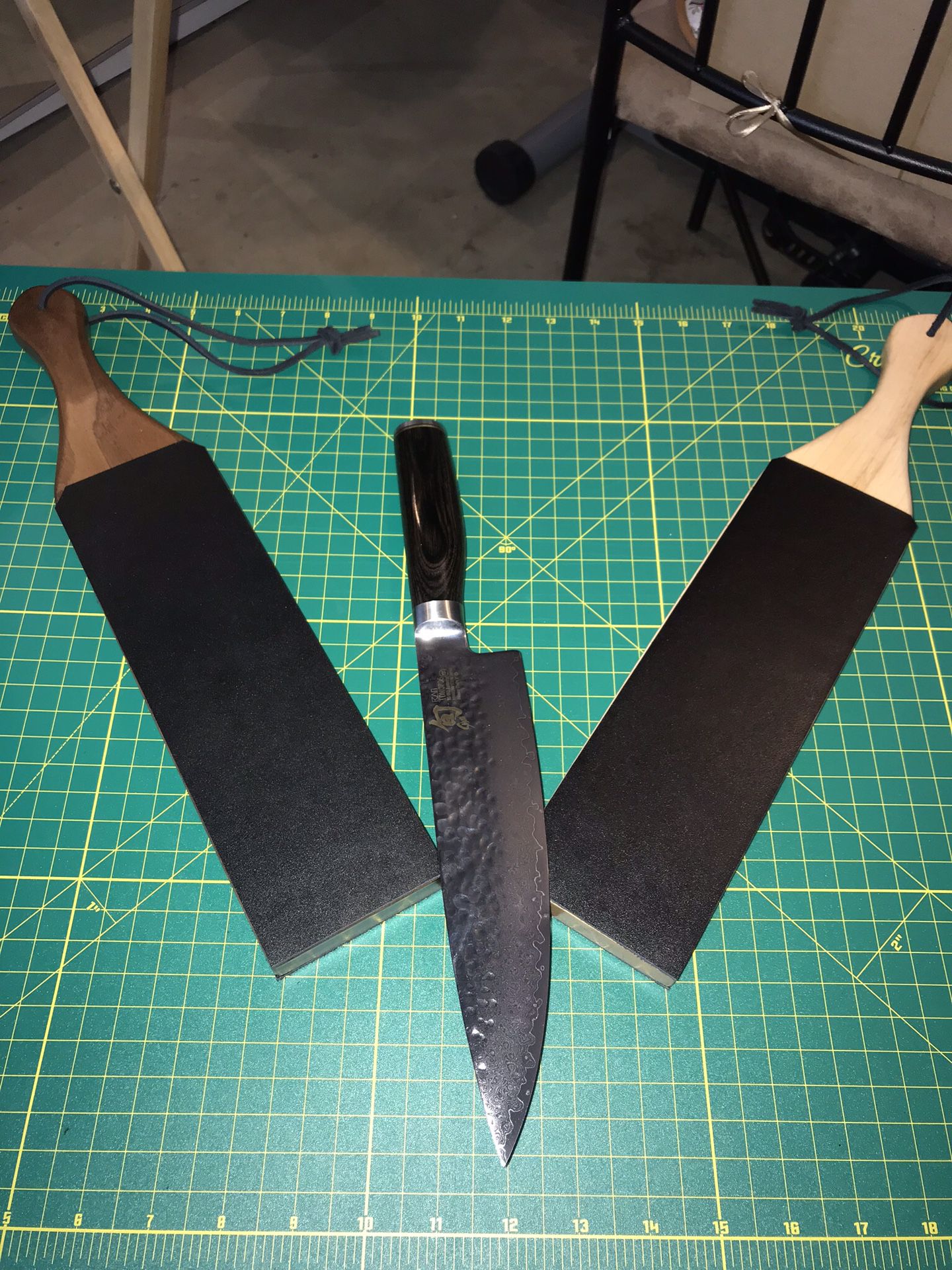 Custom Leather Strop Paddles