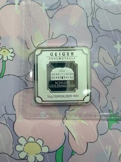 Geiger Edelmetalle 10g Silver Bar 999