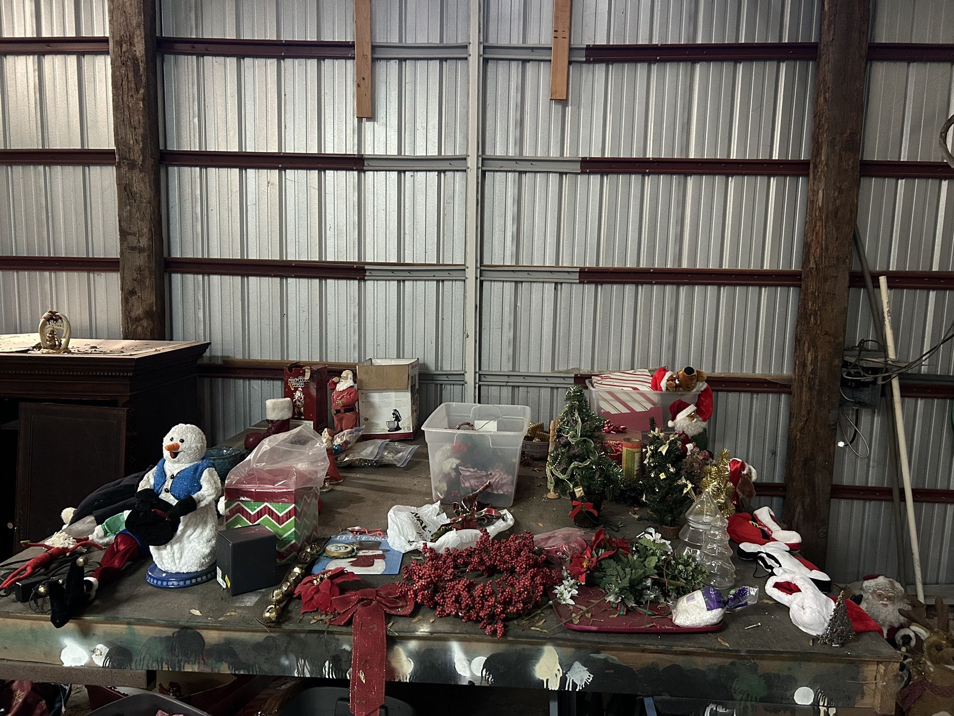 A Lot Of Christmas Decorations