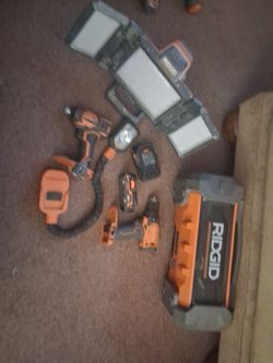 Ridgid tool bundle used but still work great