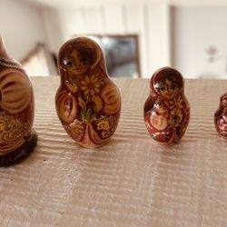 Russian Nesting Doll Antique 
