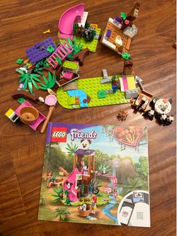 2 Lego Friends Sets - Pandas and Elephant