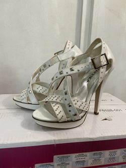 White Heels Size 6