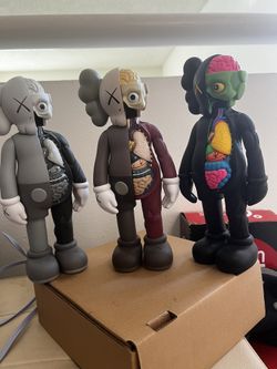 KAWS Skeleton Board Cutout Ornament Green for Sale in Los Angeles