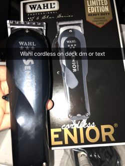 Wahl cordless nib