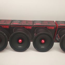 4 DS 18 PRO-X6BM 6.5 INCH SPEAKERS