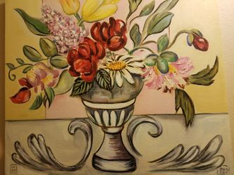 Zoa Ace oil on canvas painting