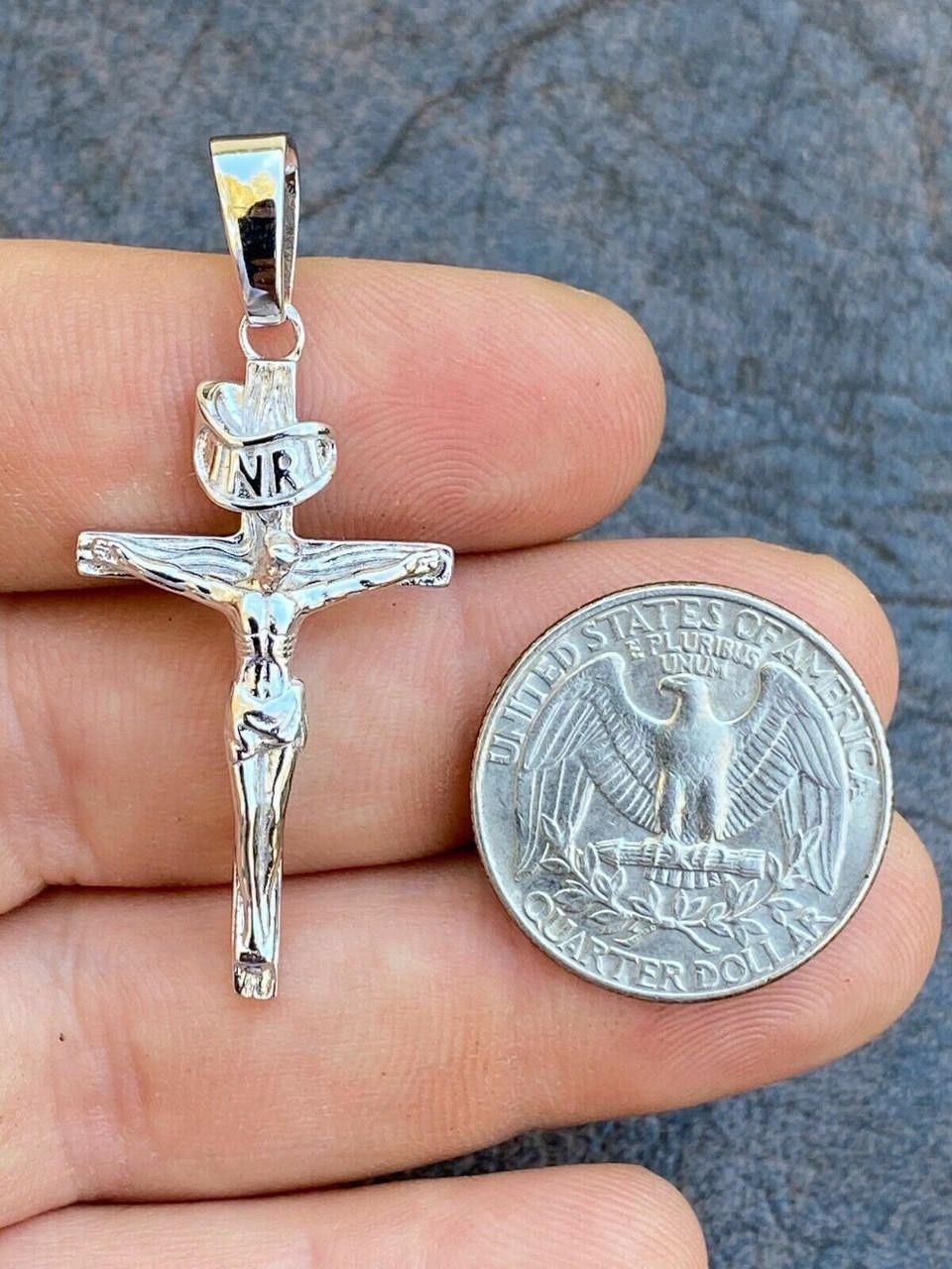 Jesus Rope Silver Chain Rope Chain With Jesus Pendant Read Description for Sale in El Paso, TX ...