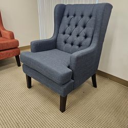 Modern Tufted Accent Chairs – Multiple Colors – Wingback Lounge Chair