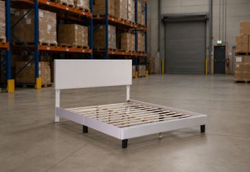 Bed frame full size white new