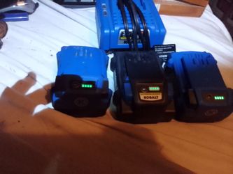 Kobalt Batteries & Charger