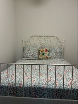 Bed with its mattress