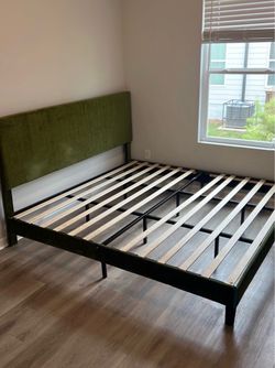 King sized bed frame for the low