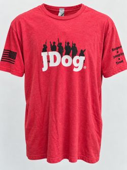 JDog RED Friday Military Support Graphic Tee Men's XL