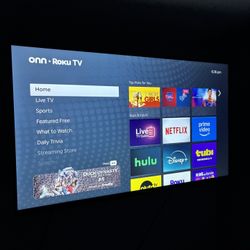 38 Inch Onn Roku TV with Wall Mount