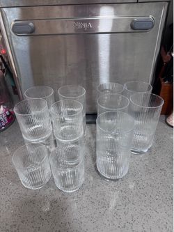 Target fluted glasses