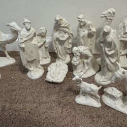 Ceramic Nativity Scene 