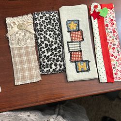 Handmade Fabric Bookmarks