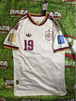 Spain 2026 Away Jersey Lamine Yamal #19 Size S
