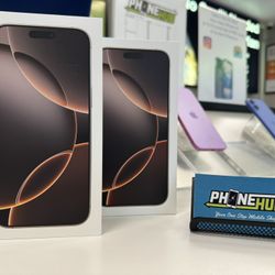 Finance New Sealed Unlocked iPhone 16 Pro Max - Only $31 Down Today!