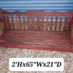 Treated Wood Porch Swing W/chains