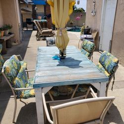 Patio Table Reclaimed Wood
