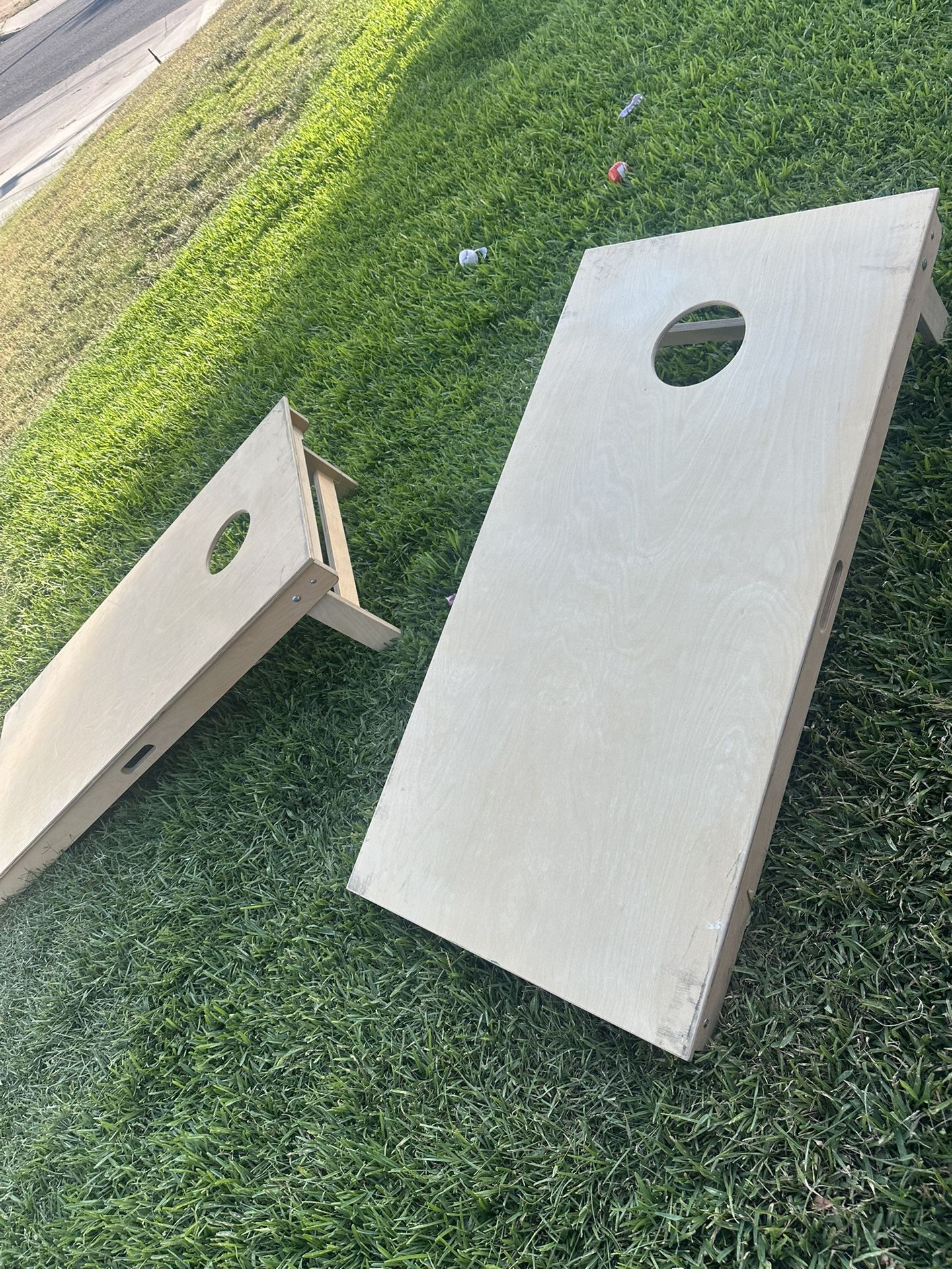 Competition Unfinished Cornhole Board Set