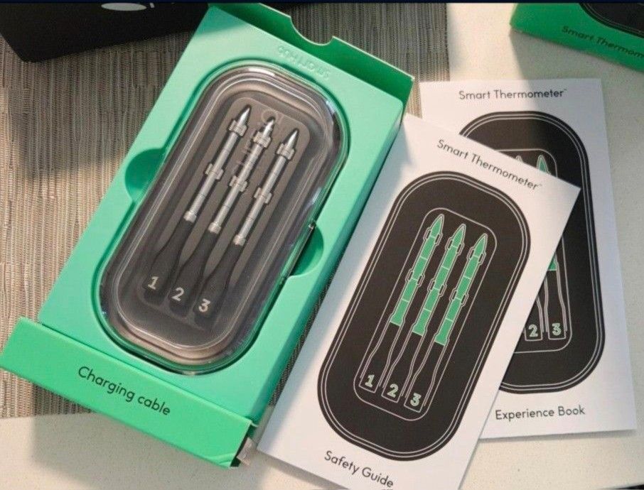 CHEF IQ SENSE SMART WIRELESS MEAT THERMOMETER WITH 3 ULTRA-THIN PROBES