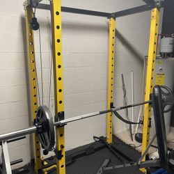 HulkFit Pro Series Multifunctional Adjustable Home Gym Exercise Equipment Power Cage Squat Rack with for Sale in Lake Worth FL OfferUp