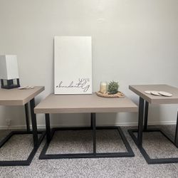 Set- Coffee Table And Two Ends