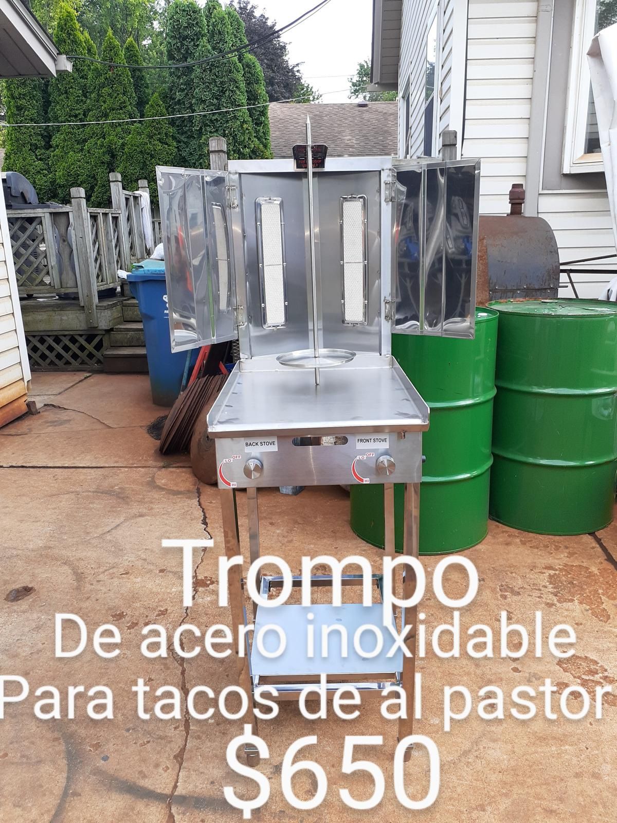 Trompos Taqueros Manuales Y Eléctricos Para Girar