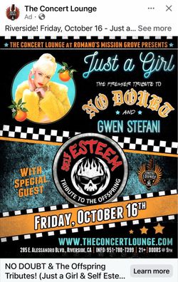 tribute concert  show - no doubt the offspring