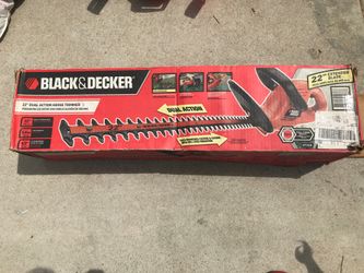 Black and Decker Hedge Trimmer Dual Action