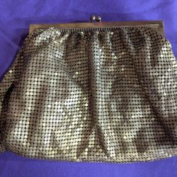 Vintage Gold Mesh Clutch/Purse 