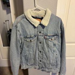Levi Type III Sherpa Trucker Jean Jacket 