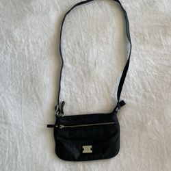 Style & Co Black Leather Crossbody Bag