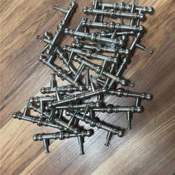 24 Antique Brass Finish Pulls Cabinet 5”