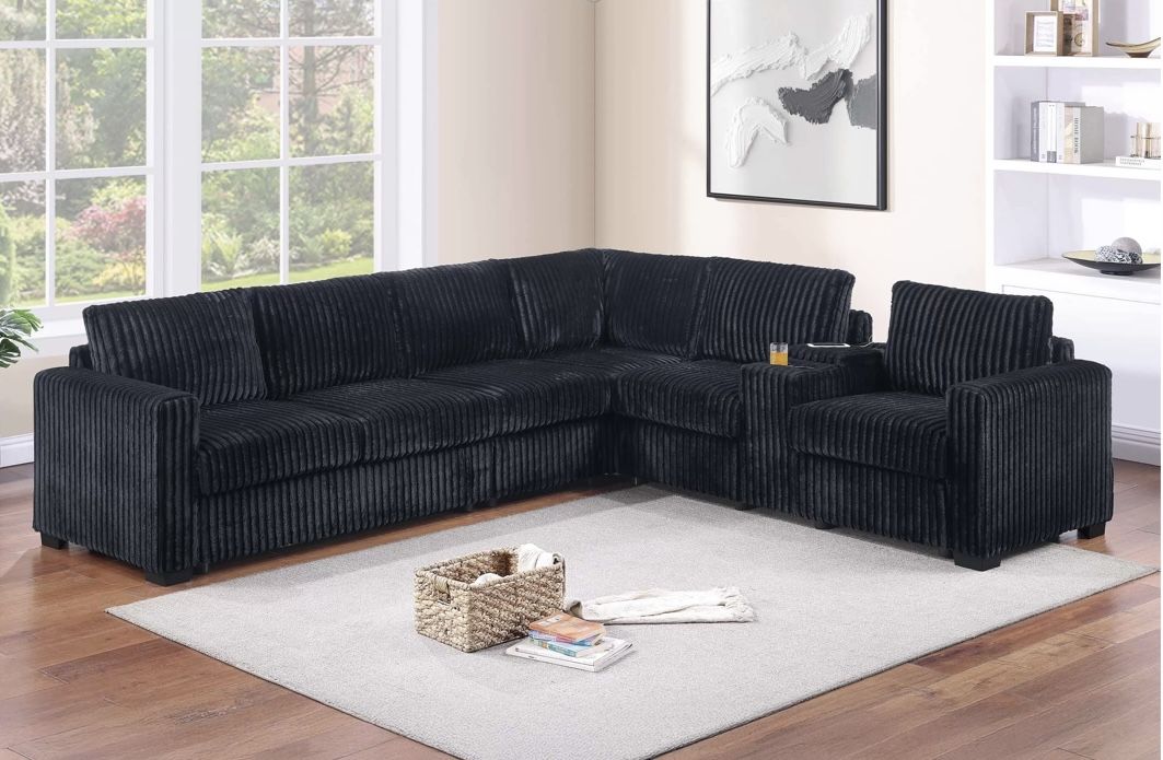 Corduroy Sectional Sofa