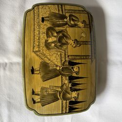 Cashmere Mughal Hand Painted Wood Box