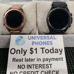 SAMSUNG GALAXY WATCH 5 UNLOCKED NEW IN BOX $1 DOWN TODAY REST IN PAYMENTS.NO CREDIT CHECK 