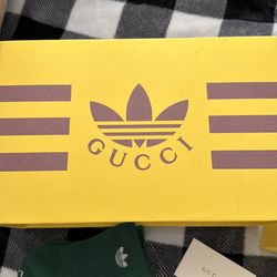 Gucci x Adidas Gazelle Monogram Sneakers Mens Sz 11.5 BNWT
