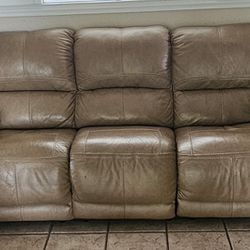 Leather Couch & Loveseat