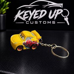 Miniature Race Car Keychain — Independently Modified