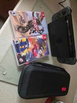 Nintendo switch with games