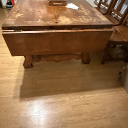 Mexican Rustic Table W Chairs And Bench