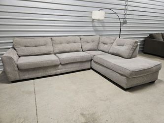 Gray 🔥 2PC Sectional 🛋 (Delivery Available) 🚚