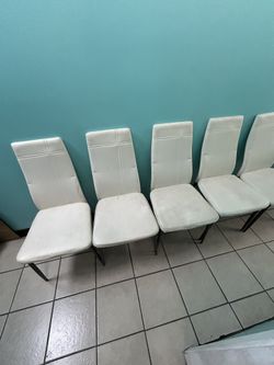 White Chairs ( 6 Total ) Free