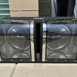 12” Subwoofer & Amps 