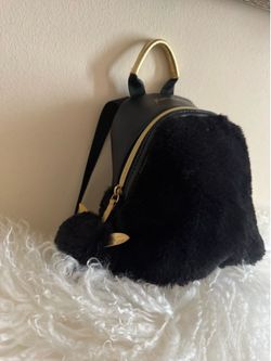 New Mini backpack bag Kylie Kendall black gold