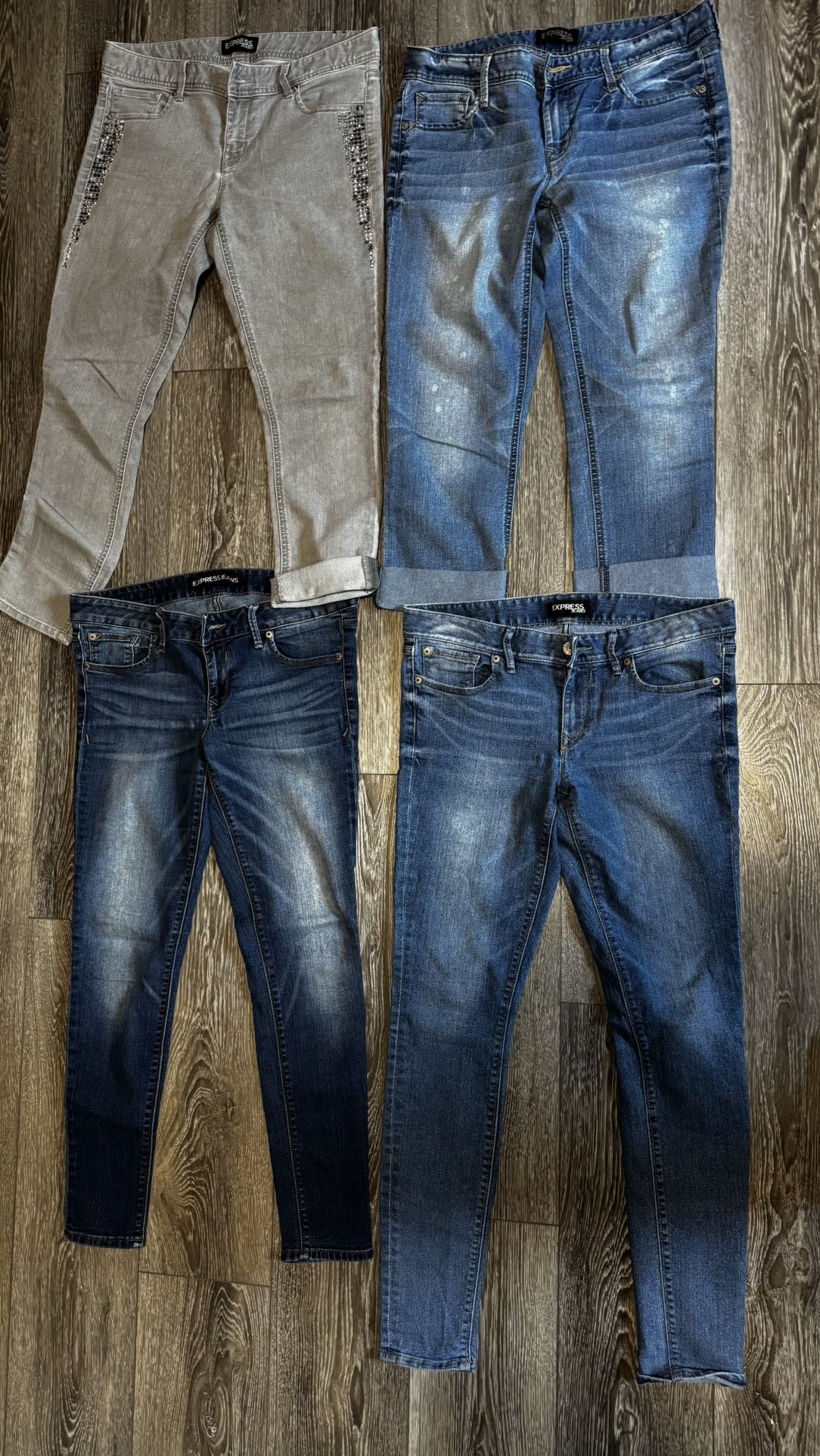 Women’s Jeans From EXPRESS Stretch Size 8s In Perfect Condition